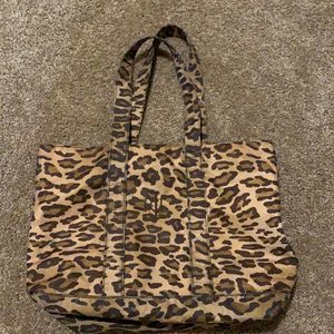 Lauren Ralph Lauren Leopard Print Tote